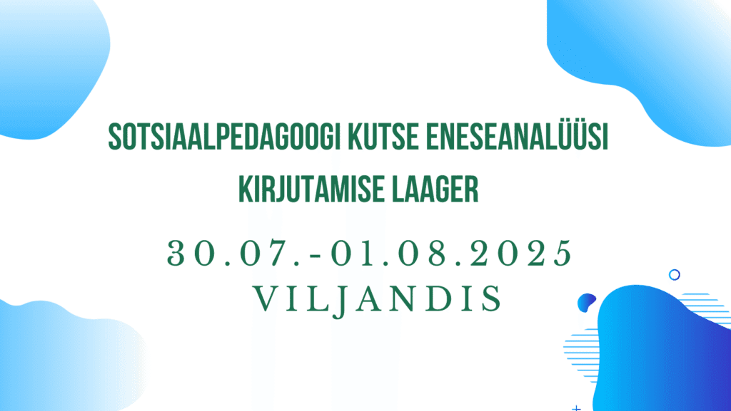 Sotsiaalpedagoogi kutse, kirjutamislaager